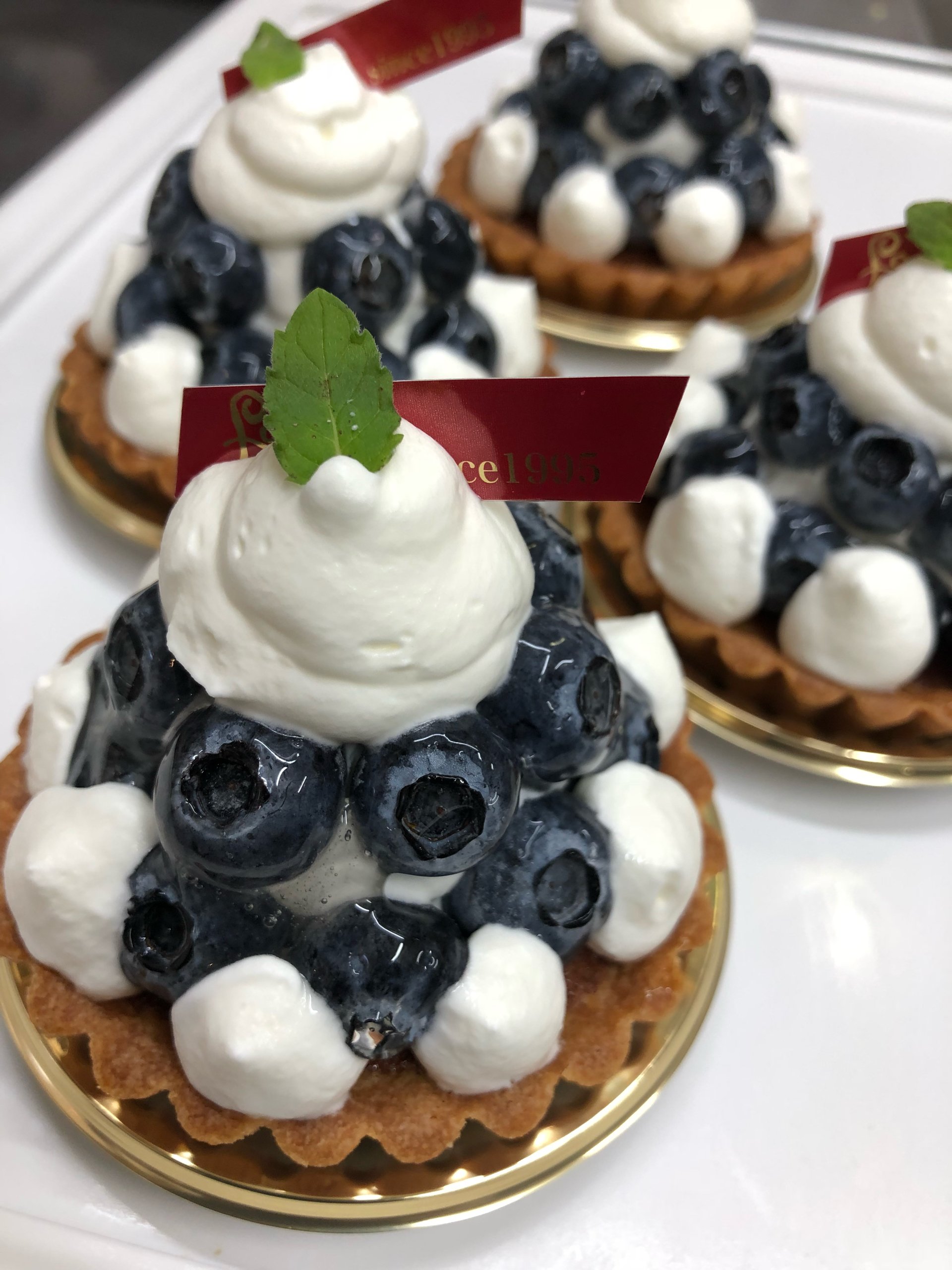 今日のタルトはブルーベリーです 18 09 16 福島市のケーキ スイーツショップ ふぁぶーる オリジナルデコレーションケーキがオススメ