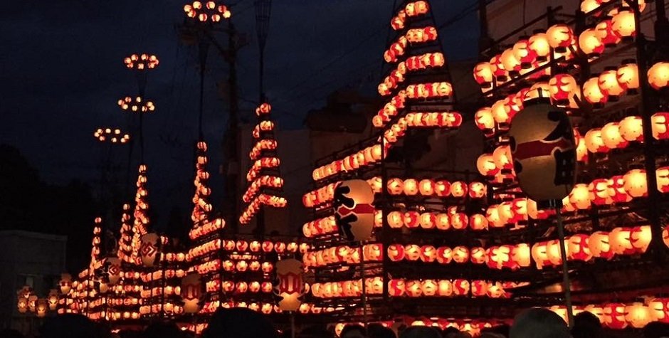 福島県二本松市の二本松提灯祭り