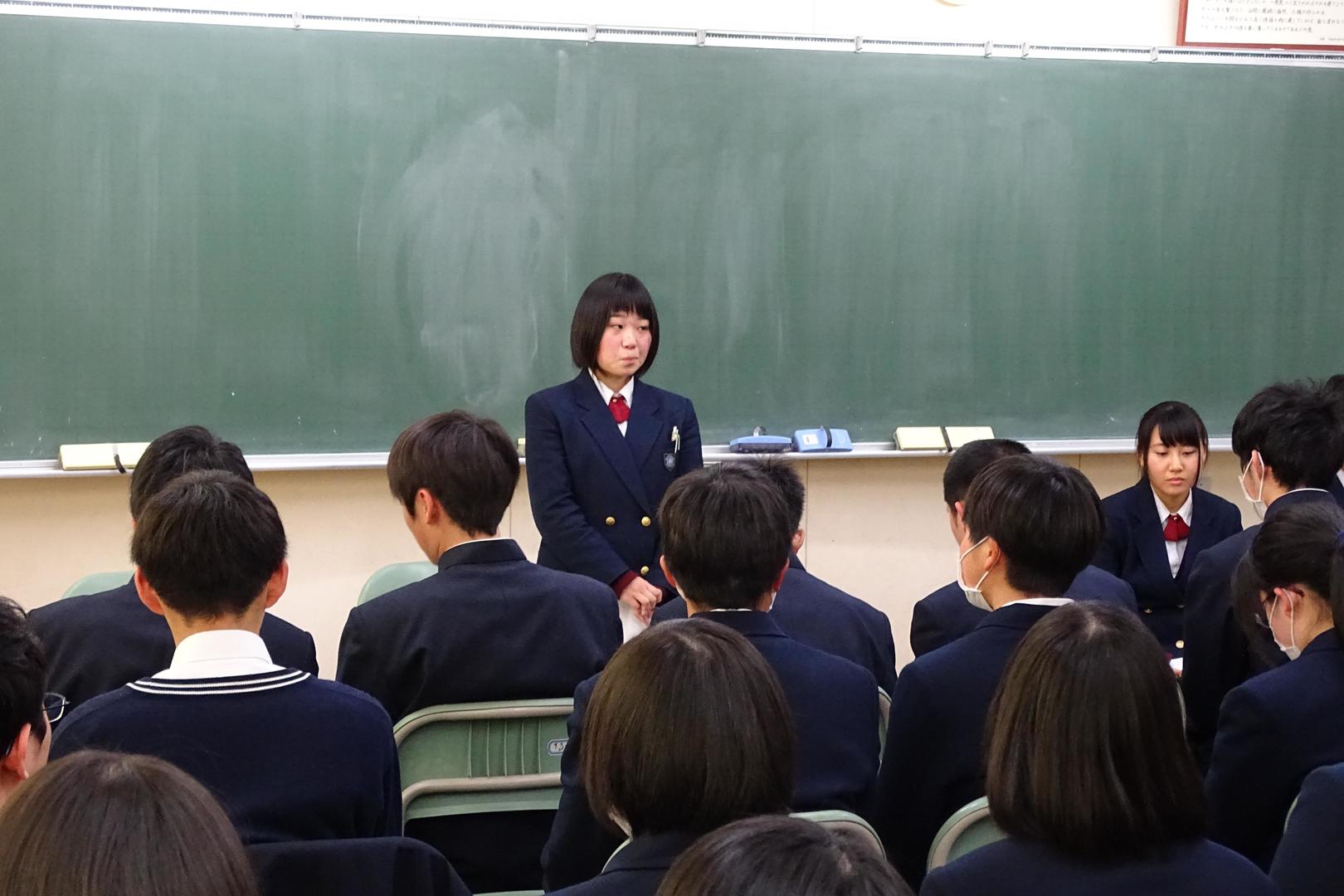 進路体験を聞く会 19 01 18 福島の中高一貫教育なら福島成蹊中学校 高等学校 福島市 私立中学校 高等学校